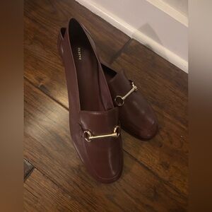 MAEVE Horsebit Loafers – Oxblood Leather – Women’s US 10 / EU 41
